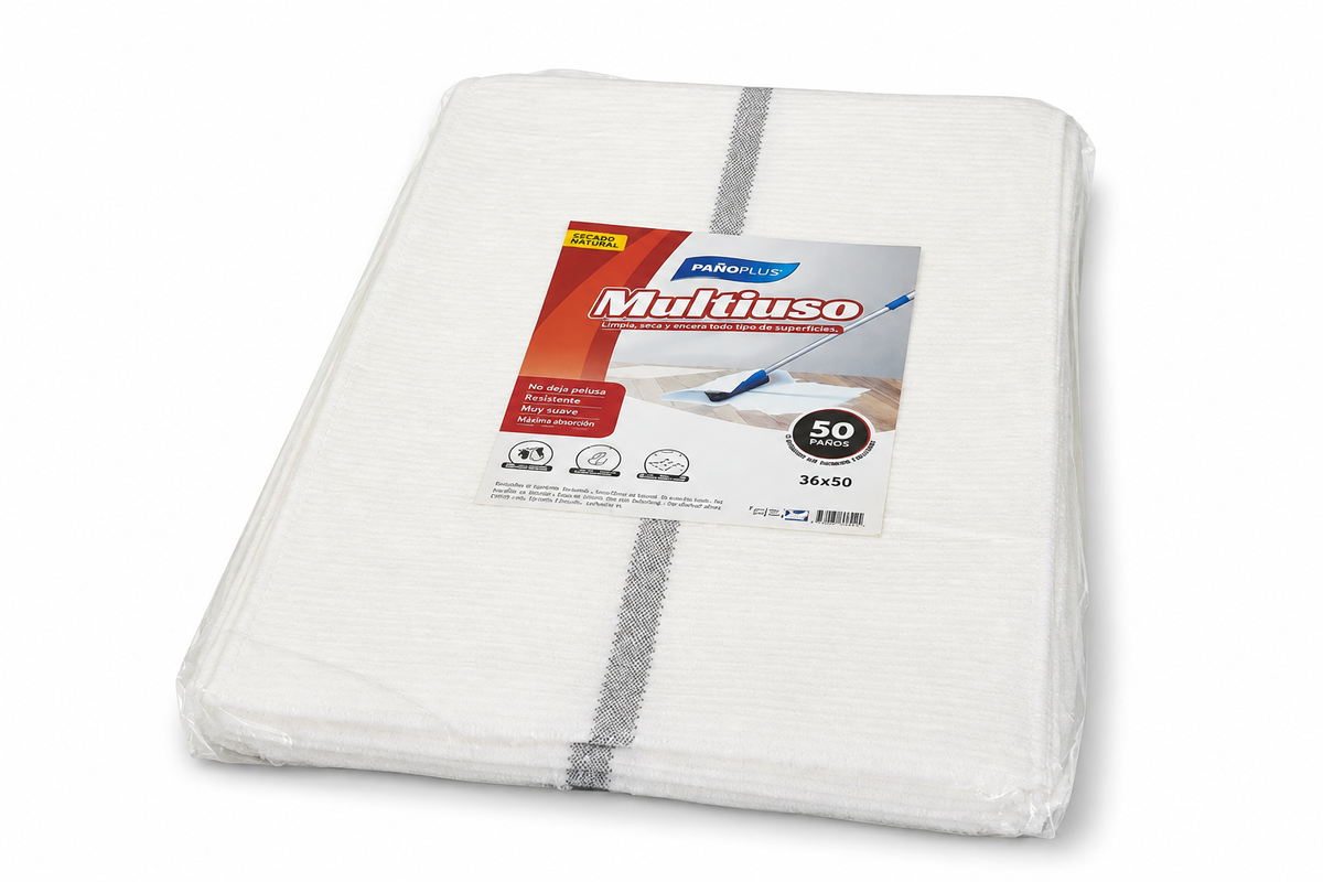 Paño de Piso / Repasador Multiuso – Pack x50