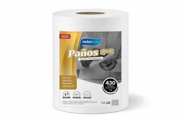 PañoPlus Gold – Rollo 3 kg / 560 Paños