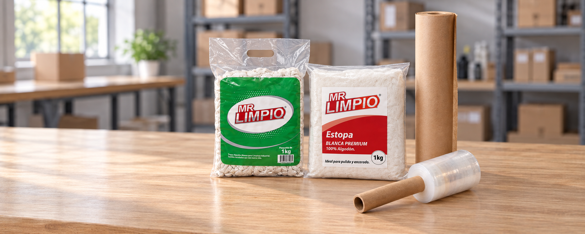 Mr. Limpio — papelería industrial y embalaje