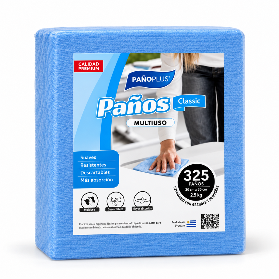 PañoPlus Classic Azul – Paquete